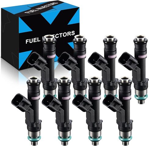 Upgraded Fuel Injectors Fits For:-Ford Expedition 2007 2008 V8 5.4L, For:-Lincoln Navigator 2007 2008 V8 5.4L, OE# 0280158140 FJ1008 (set of 8) in Saudi Arabia