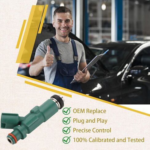 2001-2009 1NZ-FXE 1.5L Fuel Injectors,Compatible with/Toyota 1.5 Prius Echo 2001-2009,Compatible with/Scion xA xB 2004-2006 |12 Holes| |Set of 4| |#23250-21020| in Saudi Arabia