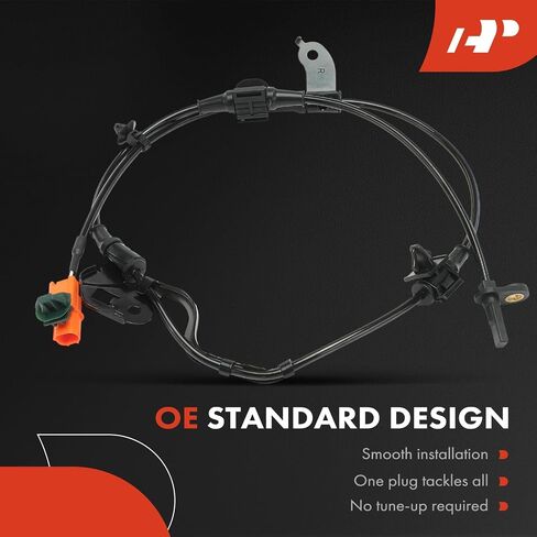 A-Premium Rear Right ABS Wheel Speed Sensor Compatible with Honda Ridgeline 2006-2014, 3.5L, Passenger Side in Saudi Arabia