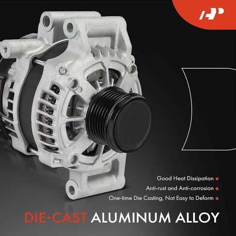 A-Premium Colliator متوافق مع Toyota Camry 2018-2023 2.5L ، RAV4 2019-2022 2.5L ، Corolla 2019-2022 2.0L ، Avalon 2021 2.5L ، 12V 100A 6-GROOVE DECOUPLER PROLLEY ، استبدال# 27060-250101010 in Saudi Arabia