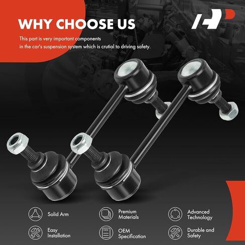 A-Premium 2 X Bar Bar Rinks Bar Rinks Stabilizer Bar ، متوافقة مع Ford Edge 2011-2014 و Lincoln MKX 2011-2015 in Saudi Arabia