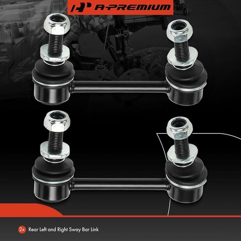 A-Premium 2 x Rear Sway Bar Links Stabilizer Bar Links, Compatible with Toyota Highlander 2014-2024 & Lexus RX350 2010-2024, RX350L/RX450hL 2018-2022, RX450h 2010-2022, GS F 2016-2020, RC F 2015-2024 in Saudi Arabia