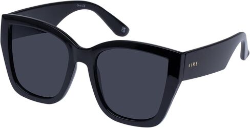 AIRE Haedus Sunglasses - Black, Square, Women's, Elegant and Flattering Style in Kuwait