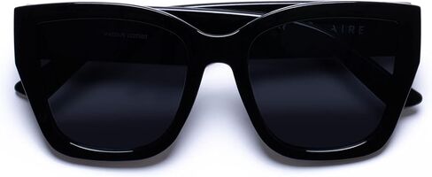 AIRE Haedus Sunglasses - Black, Square, Women's, Elegant and Flattering Style in Kuwait