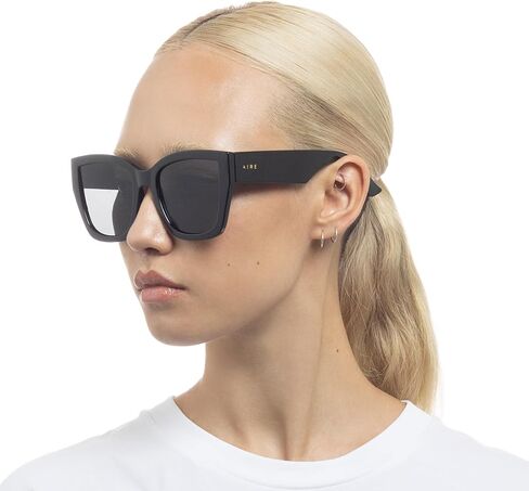 AIRE Haedus Sunglasses - Black, Square, Women's, Elegant and Flattering Style in Kuwait