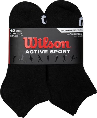 WILSON Women 12-Pack Basic Low-Cut Socks in Saudi Arabia