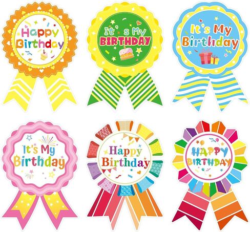 Happy Birthday Badge Stickers for Kids - 240 Pcs It's My Birthday Stickers for Teachers Students Home Classroom Birthday Party Decoration in Kuwait
