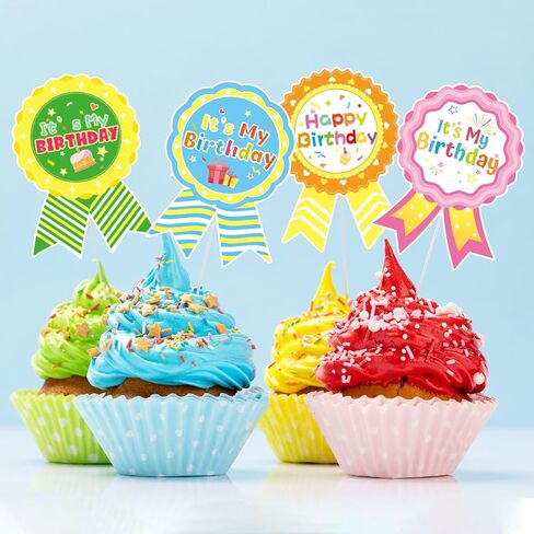 Happy Birthday Badge Stickers for Kids - 240 Pcs It's My Birthday Stickers for Teachers Students Home Classroom Birthday Party Decoration in Kuwait