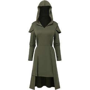 ملابس من العصور الوسطى نساء عصر النهضة الساحرة زي فايكنغ القوطية تأثيري لجميع القديسين in Kuwait