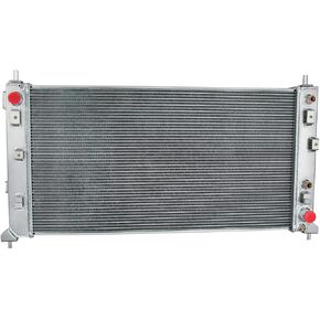 ALLOYWORKS Aluminum Radiator For Chevy Silverado GMC Sierra 1500 4.3L 5.3L 6.2L 2019 2020 2021, 3 Row Radiador Aluminum Radiators in Saudi Arabia