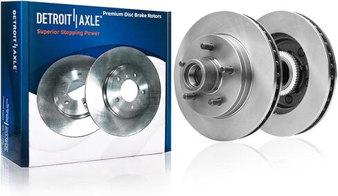 Detroit Axle - Front Brake Kit for Chevrolet GMC Tahoe Yukon Express Savana 1500 C1500 Suburban 2WD Front Brake Rotors Ceramic Pads Brakes in Saudi Arabia