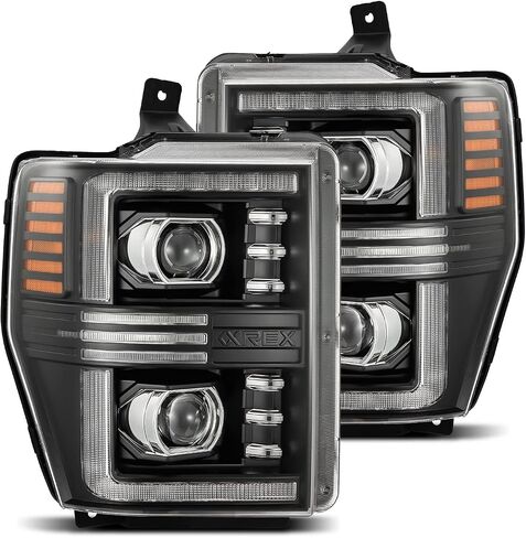 AlphaRex 880309 - PRO-Series 08-10 Super Duty/Excursion Projector Headlights - Alpha-Black in Kuwait