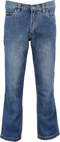 DEWALT Grayling Men's Stretch Fit, Denim, Boot Cut Work Pants in Saudi Arabia
