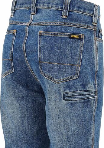 DEWALT Grayling Men's Stretch Fit, Denim, Boot Cut Work Pants in Saudi Arabia