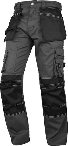 Fashio ff Men's Cordura Work Pants بنطلون تكتيكي مع سروال أمان النجار المعزز بالخدمة الشاقة in Kuwait