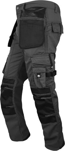 Fashio ff Men's Cordura Work Pants بنطلون تكتيكي مع سروال أمان النجار المعزز بالخدمة الشاقة in Kuwait