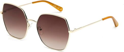Women's Metal Sun Glasses Oval Sunglasses in Saudi Arabia