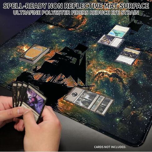 Large Mouse Pad 14x24 inch,Black Leopard Desk Pads with Storage Bag,Stitched Desk Mats Card Game Playmat with Non-Slip Base,Cheetah Animal Print Keyboard Mouse Pad for Gaming Home Office Work in Kuwait