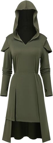 ملابس من العصور الوسطى نساء عصر النهضة الساحرة زي فايكنغ القوطية تأثيري لجميع القديسين in Kuwait