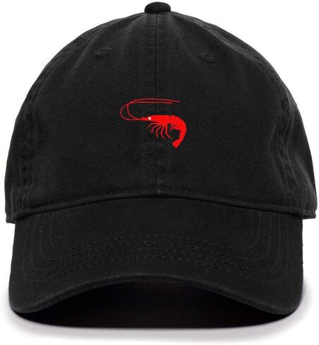 Tech Design Shrimp Baseball Cap Embroidered Cotton Adjustable Dad Hat in Saudi Arabia