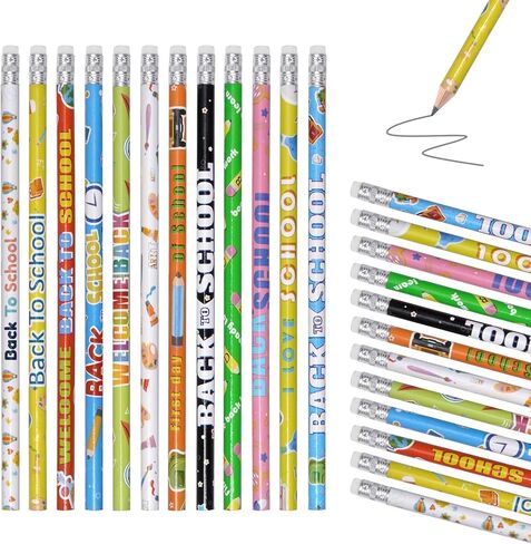 Baotongle 60pcs 4 يوليو قلم رصاص خشبي وطني أقلام الرصاص مع محو القمح الولايات المتحدة الأمريكية قرطاسية المكاتب الوطنية للمكافآت المكتب يوم الاستقلال يوم الاستقلال (يوم الاستقلال) in Saudi Arabia