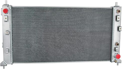 ALLOYWORKS Aluminum Radiator For Chevy Silverado GMC Sierra 1500 4.3L 5.3L 6.2L 2019 2020 2021, 3 Row Radiador Aluminum Radiators in Saudi Arabia