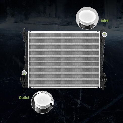 AUTOSAVER88 Radiator Compatible with 2015-2022 Ford Mustang V6 3.7L V8 5.0L 2.5L in Saudi Arabia