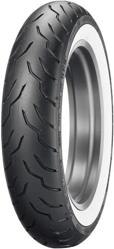 Dunlop American Elite Whitewall Front Tyre (Wide Whitewall / 130 / 90-16b) in Saudi Arabia