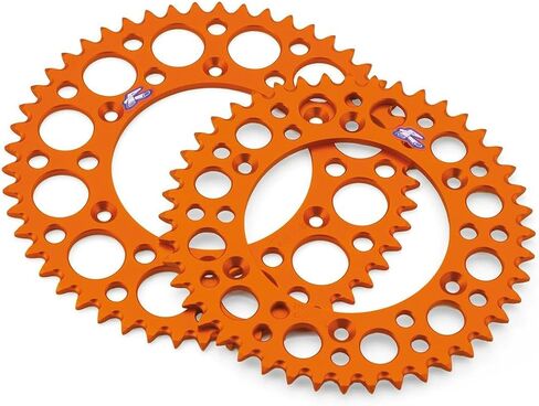 KTM/RENTHAL Ultralight الخلفي ضرس خلفي (47T)-برتقالي (85cc/105cc) 441U-428-47GPOR in Saudi Arabia