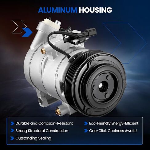 8L8Z19703A مكيف الهواء A/C ضاغط A/C مع القابض متوافق مع Ford Escape 2008-2012 ، متوافق مع Mazda Tribute 2008-2011 ، لمارينر 2007-2011 ، V6 3.0L in Saudi Arabia