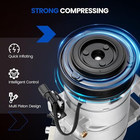 8L8Z19703A مكيف الهواء A/C ضاغط A/C مع القابض متوافق مع Ford Escape 2008-2012 ، متوافق مع Mazda Tribute 2008-2011 ، لمارينر 2007-2011 ، V6 3.0L in Saudi Arabia