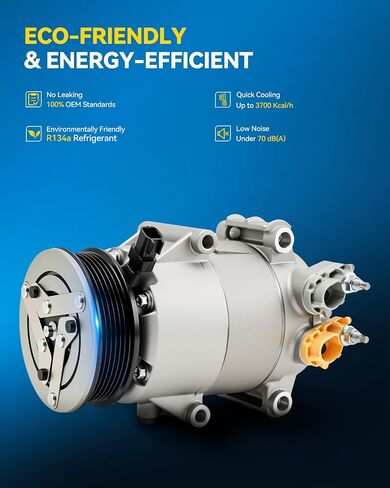 PHILTOP AC Compressor Compatible with 2014-2019 Fiesta, Air Conditioning Compressor in Saudi Arabia