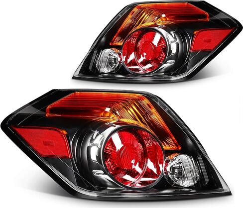 FINDAUTO Taillight Assembly for 2007 2008 2009 2010 2011 2012 for Nissan Altima Sedan Pair Tail lights Black Housing Red in Saudi Arabia