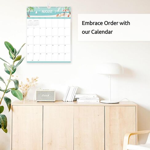 SKYDUE Wall Calendar 2025-2026, 20 Months Calendar from May. 2025 to Dec. 2026, 14.5 x 11.5 Vertical Wall Calendar with 280 Planner Stickers in Kuwait
