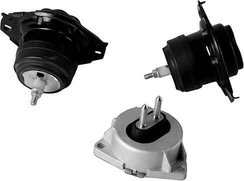 Engine Motor and Transmission Mount Kit 4Pcs Compatible with 2009-2010 Vibe 1.8L, with 2009-2013 Matrix 1.8L, with 2009-2018 Corolla 1.8L Replace # A62015, A62023, A62027, A62022 in Kuwait