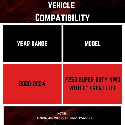 زوج من الصدمات الخلفية RS9000XL يناسب 2020 2024 F250 Super Duty 4WD مع 4 "Lift & بدون حزمة الهزة | تسعة مستويات من الأداء | يتضمن Trendsauto Secal in Kuwait