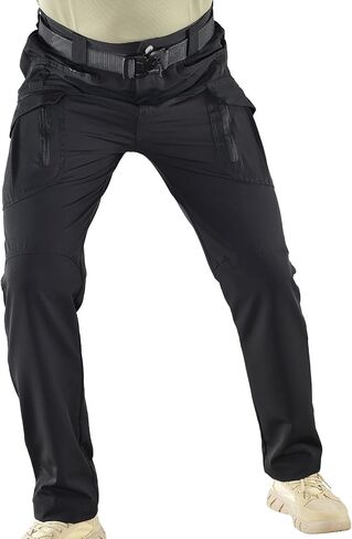 Men's Cargo Pants Lightweight Quick Dry Fit Stretch Water Resistant Hiking Camping Fishing Tactical Work Pants in Saudi Arabia