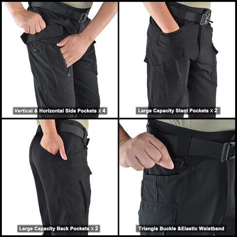 Men's Cargo Pants Lightweight Quick Dry Fit Stretch Water Resistant Hiking Camping Fishing Tactical Work Pants in Saudi Arabia
