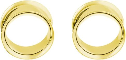 2-8pcs الفولاذ الجراحي PVD سوداء الفضة الفضة 12g-2 بوصة الأذن ، أنفاق الأذن ، أنفاق الأذنين ، أنفاق مزدوجة مزدوجة مقابس ثقب القرط in Kuwait