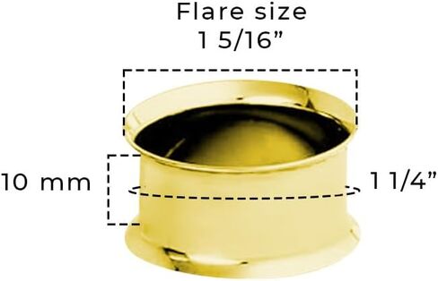 2-8pcs الفولاذ الجراحي PVD سوداء الفضة الفضة 12g-2 بوصة الأذن ، أنفاق الأذن ، أنفاق الأذنين ، أنفاق مزدوجة مزدوجة مقابس ثقب القرط in Kuwait