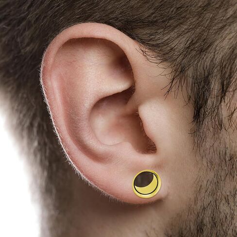 2-8pcs الفولاذ الجراحي PVD سوداء الفضة الفضة 12g-2 بوصة الأذن ، أنفاق الأذن ، أنفاق الأذنين ، أنفاق مزدوجة مزدوجة مقابس ثقب القرط in Kuwait
