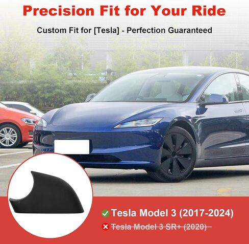 غطاء المرآة السفلي للملحقات Tesla Model 3 2017-2024 ، غطاء قاعدة مرآة منخفضة (الراكب الأيمن) in Saudi Arabia