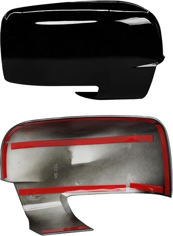 Moonlinks Compatible with 2009-2018 Dodge Ram 1500 and 2019-2024 Ram 1500 Classic Side Mirror Cover Overlay With Cut-Outs, Glossy Black Mirror Cap Trim With Turn Signal Light for LH & RH (1 Pair in Saudi Arabia