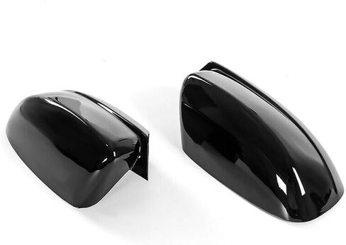 1Pair Door Side Mirror Covers Caps Fit for 2011-2014 Chrysler 200 for 2011-2018 Chrysler 300 Glossy Black Mirror Cap Covers in Saudi Arabia