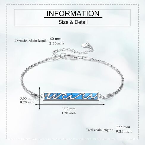 سوار للنساء 925 Sterling Silver Abalone Shell بار هدية مجوهرات للنساء أمي in Kuwait