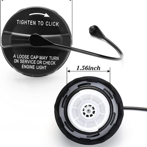 Fuel Tank Gas Cap Replacement For Jeep Wrangler Chrysler 300 Sebring PT Cruiser Town Country Dodge Ram 1500 2500 3500 Replaces 52030377AB 5278632AG 52124512AA in Saudi Arabia