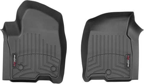 WeatherTech Custom Fit FloorLiners for Escalade, Escalade ESV, Escalade-V, Escalade-V ESV, Suburban - 1st Row (4416321), Black in Saudi Arabia