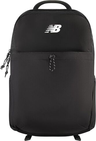 New Balance Essentials Laptop Backpack, Casual Commuter Travel Bag for Men and Women, Black, 17.5 Inches in Saudi Arabia