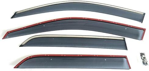 4 PCS WINDOW WINDOW DIPLECTRATORS FOR MERCEDES BENZ GLE CLASS 350 320 300 450 400 2015-2019 SUN RAIN MAIN SIDE WINDOW WINDOW SHIELD SHIELD SHIELD SHIELD in Saudi Arabia