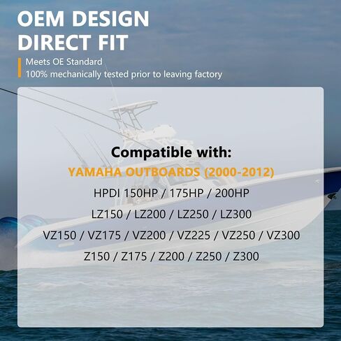 مضخة الوقود للمحركات الخارجية Yamaha 150hp 175hp 200hp 225hp 250hp 300 HP LZ VZ V Z 2000-2012 استبدال 68F-13907-00-00 60V-13907-00-00 in Saudi Arabia